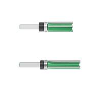 2 Pièces 8MM 12MM Tige Portant Droit Routeur Bit Copie Coupe Coupe Machine De Découpage Fraise Outil De Travail Du Bois Routeur Peu