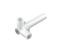 2 pièces 9.8/12/13/16/19/20/22/25mm, quatre coudes droits, étagère, crochet de garde-robe, raccords tente, arrosage jardin, Irrigation, bricolage(Three-Way foot,20mm(2PCS))