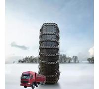 2 pièces 9 mm chaînes à Neige pour camions et SUV - chaînes antidérapantes renforcées -Facile à Mettre et à enlever pour la Neige glacée et Le Sable 235/75R17.5 2 pièces 275/80R22.5