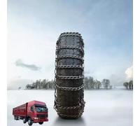 2 pièces 9 mm chaînes à Neige pour camions et SUV - chaînes antidérapantes renforcées -Facile à Mettre et à enlever pour la Neige glacée et Le Sable 285/80R22.5 2 pièces 235/75R17.5