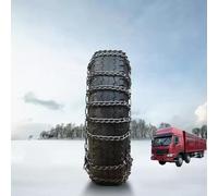 2 pièces 9 mm chaînes à Neige pour camions et SUV - chaînes antidérapantes renforcées -Facile à Mettre et à enlever pour la Neige glacée et Le Sable 215/75R17.5 2 pièces 315/70R22.5
