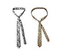 2 Pièces À Cravate Imprimée D'Animaux, Cravate De Personnalité Rétro, Accessoires De Vêtements De Fête, Accessoires De Chemise, Accessoires De Mode.