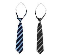 2 Pièces À Rayures À Rayures, Cravate Sans Nœud, Cravate Réglable, Décoration De Vêtements, Accessoires Pour Les Vêtements De Performance De Scène.