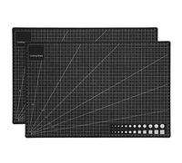 2 pièces A3 tapis de découpe noir de haute qualité auto-guérison modèle tampon de coupe tampon en caoutchouc planche d'échelle de gravure pour artisanat papier sculpture film