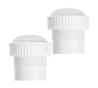 2 Pièces Abat-jour à Détecteur de Mouvement en Plastique PC Blanc | Boîtier à Ouverture Simple, Détection Humaine Précise, Contrôle D’économie D’énergie, pour Éclairage Mural et Couloir