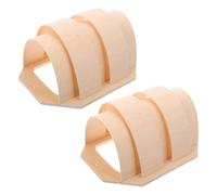 2 Pièces Abat-jour de Sauna en Bois, Lumière Diffuse, Finition Délicate | Usage Sauna Professionnel, Jaune, Surface Lisse à Lueur Douce, Transparence Supérieure à 85 pour Cent