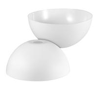 2 Pièces Abat-jour en PE Champignon Blanc pour Lampe de Bureau | Installation Facile, Remplace un Ancien Abat-jour Cassé, Adoucit la Lumière, pour Lampe de Chevet et Bureau