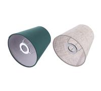 2 Pièces Abat-jour en Tissu pour Lampes de Table Pied | Installation Simple, Finition Soignée, Support Robuste, Ne Se Décolore Pas Facilement, Suspendre et Applique