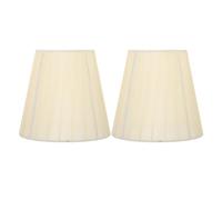 2 Pièces Abat-jour en Tissu Transparent Type E14