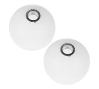 2 Pièces Abat Jour Globe en Plastique Blanc G9 20mm