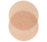 2 Pièces Abat-jour Rond, Diffuseur PVC Anti-éblouissement | Double Couche Points Adhésifs, Lumière Plus Douce, Design Plat Résistant aux Chocs, pour Veilleuse