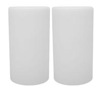 2 Pièces Abat-jour Tambour en Verre Blanc, Cylindre E27 pour Lampe | Remplacement Verre, Lumière Douce Filtrée, Salon de Lecture, Pied de Lampe, Style Moderne Élégant