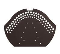 2 pièces About de faîtière en PVC faîte fin disque faîte/couvercle, couvercle faîte, ventilation faîte (marron)