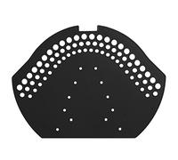 2 pièces About de faîtière en PVC faîte fin disque faîte/couvercle, couvercle faîte, ventilation faîte (noir)
