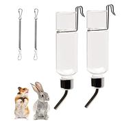 2 Pièces Abreuvoir Pour Les Rongeurs, Distributeur Eau Pour Petits Animaux, Suspendue Abreuvoir Lapin, Automatique Biberon Pour Animaux De Compagnie, Pour Lapin Chinchilla Cochon D'Inde Hérisson Furet