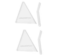 2 Pièces ABS à Trois compartiments de Comptage des Pilules Plateau | Bords Hauts Anti-Déversement, Organisation Pratique des Capsules et Comprimés, pour Domicile, Aidants et Personnel