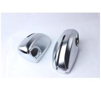 2 Pièces ABS Coques de Rétroviseur de Voiture pour Audi TT TTS TT RS 8J MK2 2007-2014 R8 42 2007-2015, Protection Décor Latérale Miroir Cache-Miroir Remplacement,Matte Chrome
