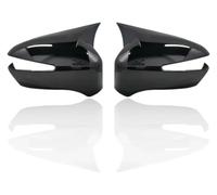 2 Pieces ABS Style Rearview Mirror Cover Caps,Piano Black
