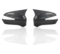 2 Pieces ABS Style Rearview Mirror Cover Caps,Piano Black