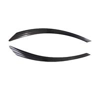 2 Pièces ABS Voiture Modélisation Phare Sourcil Paupière Couverture Garniture Pour Hyundai Pour Sonata 2020 2021 2022 2023(Carbon Fiber)