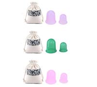 2 Pieces Absorbeur D'humidite Ventouses En Silicone Massage Soins Du Corps