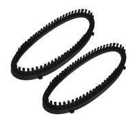 2 pièces Accessoire Brosse Tête de Rechange, pour Défroisseur Vapeur | Fixation Clip-On, Poils Souples Espacés, Diffusion Régulière, Protection du Revêtement Métallique, Large Compatibilité
