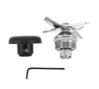 2 Pièces Accessoire de Mixeur à 6 Lames, Tête de Coupe | Blender et Robot Culinaire, Acier Inoxydable et Plastique, Installation Facile, Nettoyage Rapide