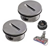 2 pièces Accessoires de rechange Embout de brosse à rouleau pour Dyson V6 / DC59 / DC62 / SV03 / SV073 d'aspirateur sans fil à ent