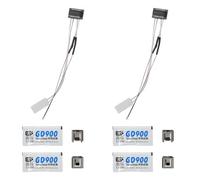 2 Pièces Accessoires d'Imprimante 3D P1P/P1S - 24 V 48 W - Cartouche Chauffante avec Thermistance - Capteur de Température pour Impression 3D - Pièces de Rechange - Thermistance de Chauffage