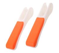 2 Pièces Accoudoirs de Chaise Percée en Plastique Blanc | Fixation sans Perçage, Surface Élargie et Épaisse, Soutien Ergonomique, Établissements