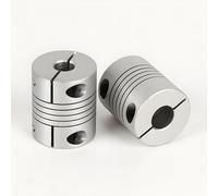 2 Pièces Accouplements Flexibles De 4 à 6 mm, Coupleurs D'Arbre Moteur à Pince En Aluminium D20 L25 Pour Imprimante 3D, Machine CNC, Encodeur DIY
