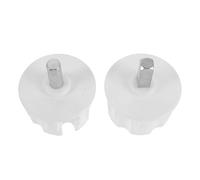 2 Pièces Adaptateur D’axe D’auvent 80mm, Support Robuste | Arbres Carrés et Canopées de Carport, Réparation DIY, Rotation Fluide, Blanc