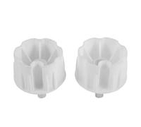 2 Pièces Adaptateur D’axe de 80mm, Pièce Plastique Fer Blanc | Restaure le Mouvement du Store, Usage Jardin Privé et Carport, pour Bricoleurs et Installateurs