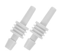2 Pièces Adaptateur de Connecteur de Tensiomètre Brassard Blanc | Accessoire, Connexion Stable et Facile, Usage Maison et Institutions de Santé, Large Compatibilité