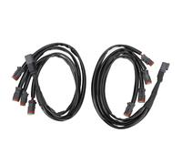 2 Pièces Adaptateur de Faisceau de Câblage, Répartiteurs de Faisceau de Câblage Universels, Adaptateurs Deutsch DT DTP Haute Puissance Résistants à la Chaleur (4 in 1)