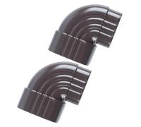 2 Pièces Adaptateur de Gouttière à Angle Droit 90 Degrés 2x3