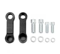 2 Pièces Adaptateur de Rétroviseur, Rallonge de Miroir, Kit de Miroir, En Aluminium Usiné CNC avec Tailles M10 Et M8, pour L'extension Des Rétroviseurs de Motos Et de Véhicules Électriques