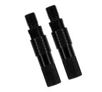 2 Pièces Adaptateur de Touche de Canne à Pêche 0, 8cm Noir