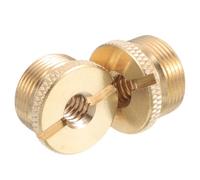2 Pièces Adaptateur de Vis pour Pied de Micro 1/4 Femelle vers 5/8 | Filetage Précis, Installation Rapide, Montage Sûr, pour Micros et Trépieds Caméra, Finition Or