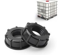 2 Pièces Adaptateur IBC Bouchon S60x6-Connecteur de Réservoir IBC 1 Pouce-Adaptateur IBC Bouchon s60x6 pour cuve 1000 litres 1 Pouce