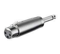 2 Pièces Adaptateur Jack 6,3 MM Sur XLR Female Mono
