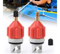 2 Pièces Adaptateur Pompe Sup pour Kayak,Canoë,Planche à Pagaie,Dériveurs,Stand Up Paddle Board Accessoire (Orange)