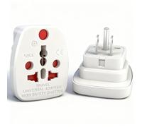 2 Pièces Adaptateur Prise USA, Adaptateur France vers USA, Adaptateur USA pour Les États-USA A/B, UK G, Afrique du Sud M, Inde D, Europe C&E/F, Australie I, etc