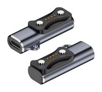 2 Pièces Adaptateur USB C Chargeur Compatible avec Polar Pacer Adaptateur de Charge pour Montre Accessoire Pratique Facile Transporter Compatible avec Polar Vantage V3/Pacer/Pro/Vantage M3, Gris