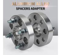 2 Pièces Adaptateurs d'Entretoises de Roue PCD 4x114.3 15/20/25/30/35mm Hubcentric 60.1mm Écrou 12*1.5 2PCS 15mm Silver
