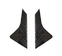 2 Pièces Adaptées for Geely Coolray Proton X50 Fenêtre Triangulaire Arrière Volets Décoratifs Persiennes Panneau De Becquet(Carbon Fiber)