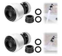 2 pièces Aérateur de Robinet,M22 M24 Economiseur D'eau pour Robinet,Brise Jet Robinet Cuisine,Embout Robinet Cuisine,Mousseur Robinet Economie Eau,pour Filetage Intérieur M24 et Filetage Extérieur M22
