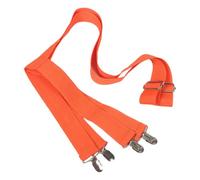2 Pièces Aide à L'habillage Réglable, Sangle Orange Antidérapante | Nylon et Métal, Clips Solides, Poignées Élargies, Usage en Établissement de Soins ou Chambre D'hôpital