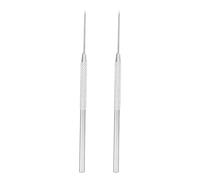 2 Pièces Aiguille de Sculpture en Aluminium, Outil de Détail | Finition Précise, Perçage et Tracé, Usage Adulte et Garçon et Filles, Argenté, pour Modelage et Céramique