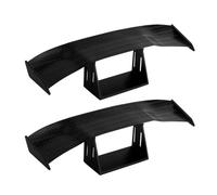 2 Pièces Aile Arrière et Becquet Avant pour Voiture, Mini Aile Arrière, Becquet pour Carrosserie, Pièces Auto, Couleur Noir